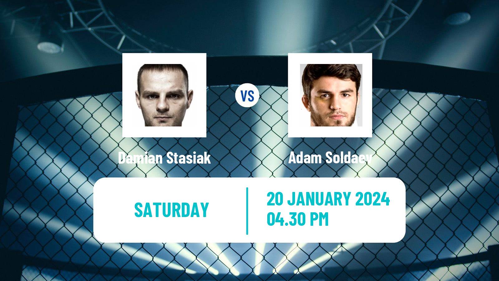 MMA Featherweight Ksw Men Damian Stasiak - Adam Soldaev
