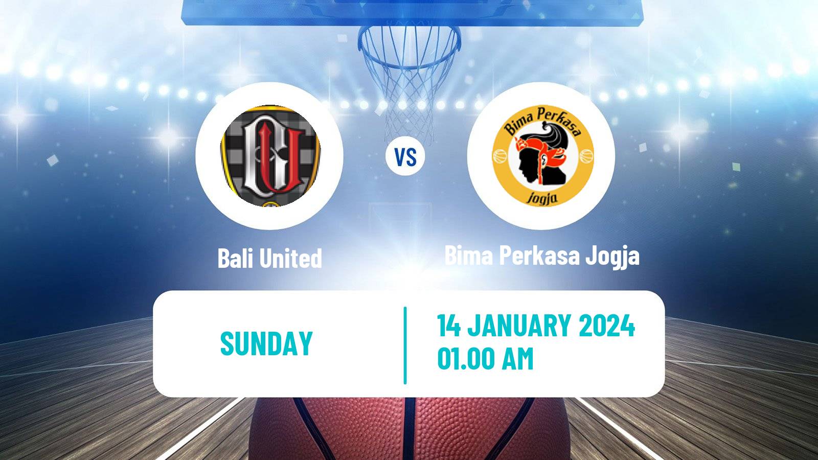 Basketball Indonesian IBL Bali United - Bima Perkasa Jogja