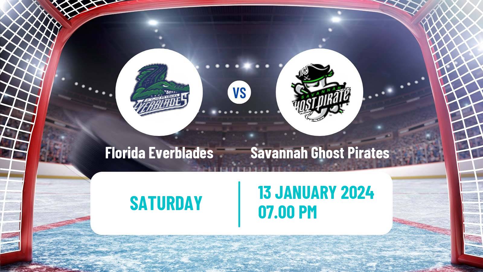 Hockey ECHL Florida Everblades - Savannah Ghost Pirates