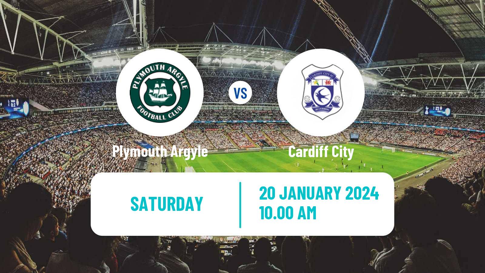 Soccer English League Championship Plymouth Argyle - Cardiff City