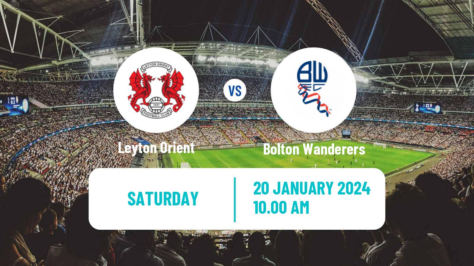 Soccer English League One Leyton Orient - Bolton Wanderers