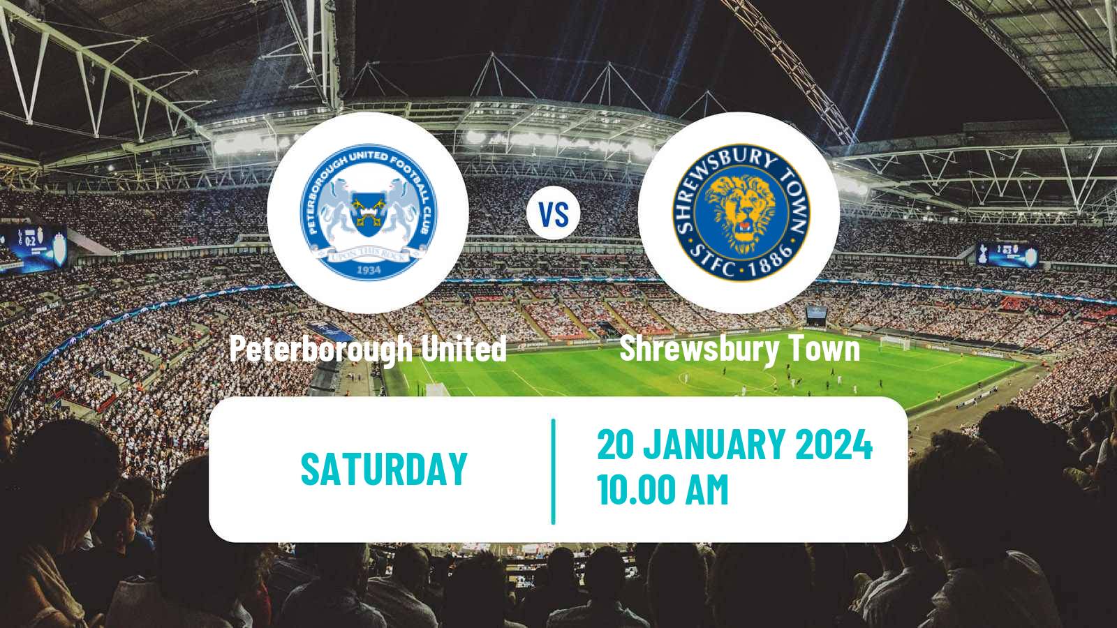 Soccer English League One Peterborough United - Shrewsbury Town