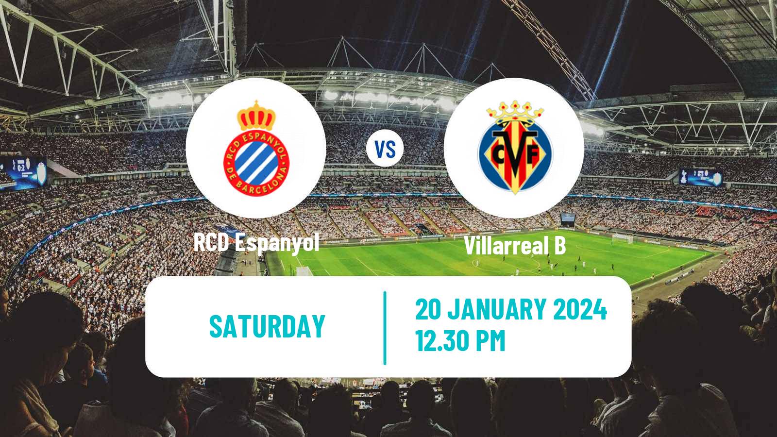 Soccer Spanish LaLiga2 Espanyol - Villarreal B