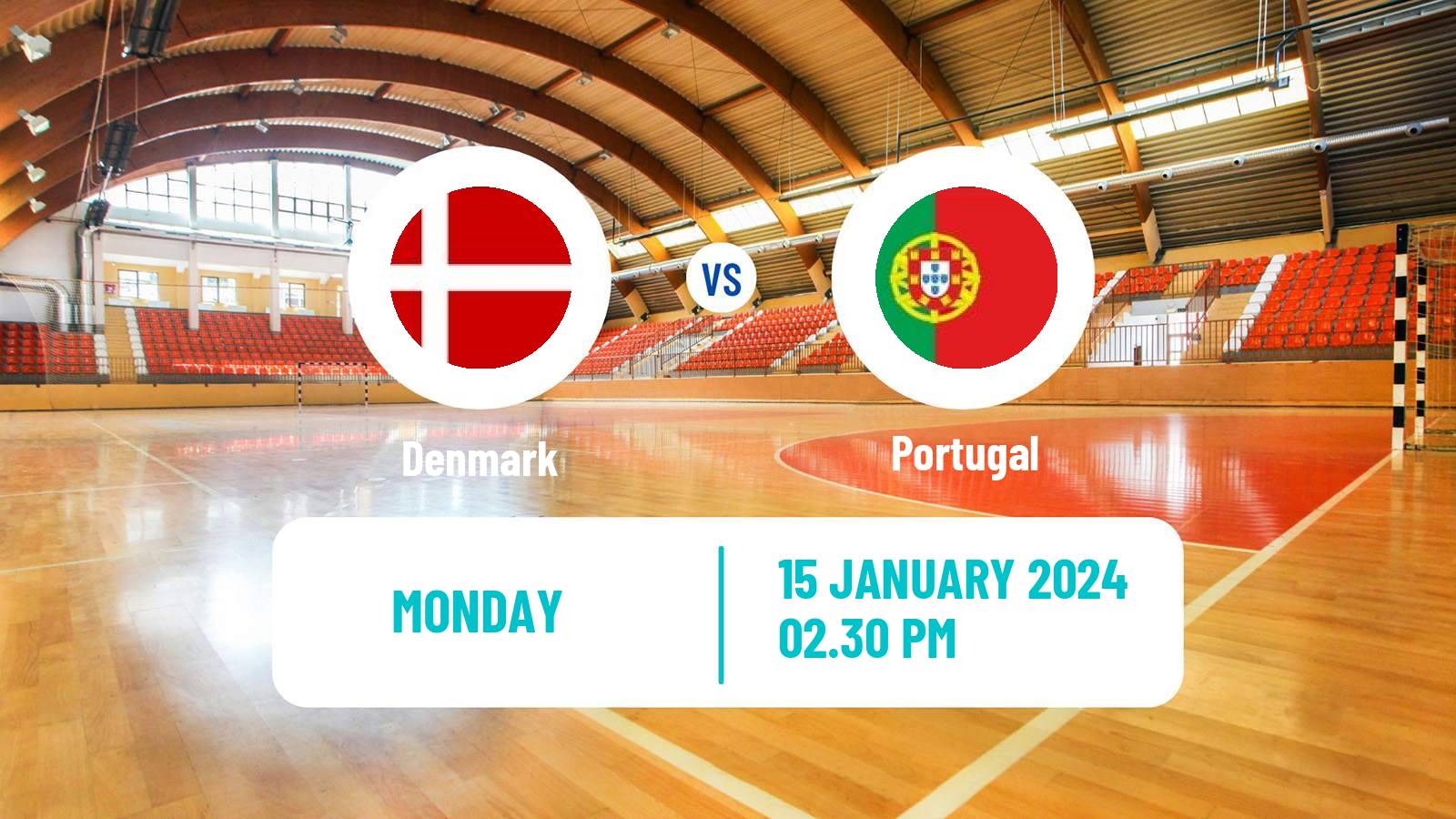 Handball Handball European Championship Denmark - Portugal