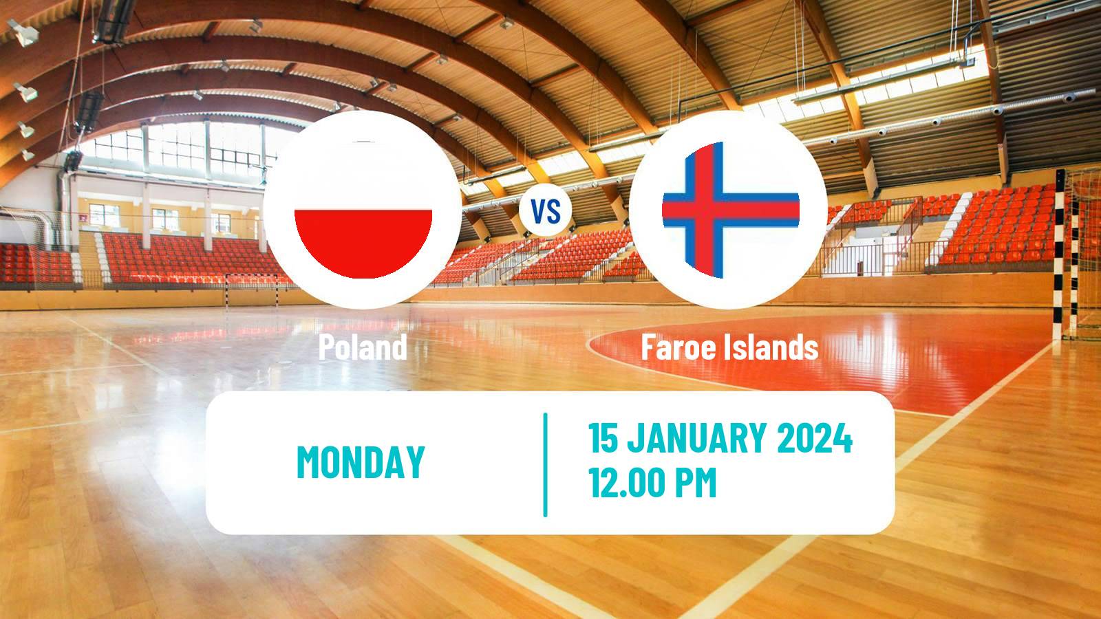 Handball Handball European Championship Poland - Faroe Islands