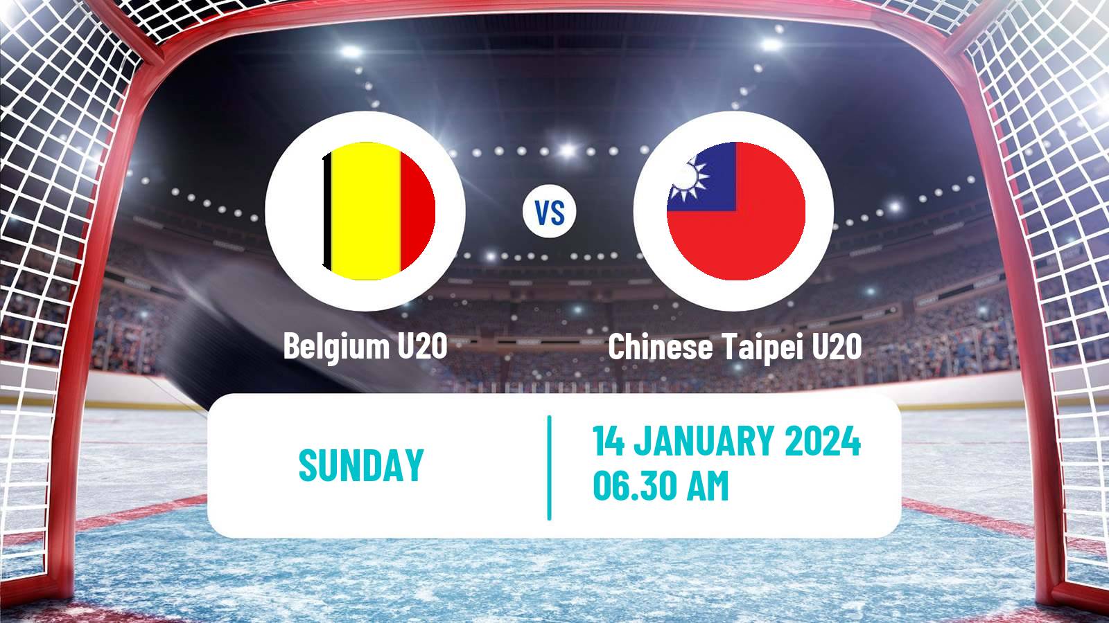 Hockey IIHF World U20 Championship IIB Belgium U20 - Chinese Taipei U20