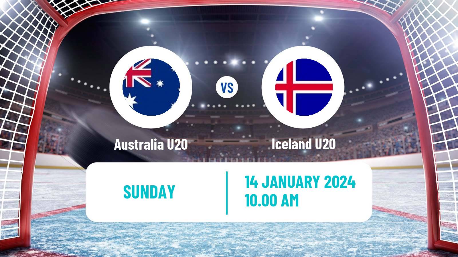 Hockey IIHF World U20 Championship IIB Australia U20 - Iceland U20