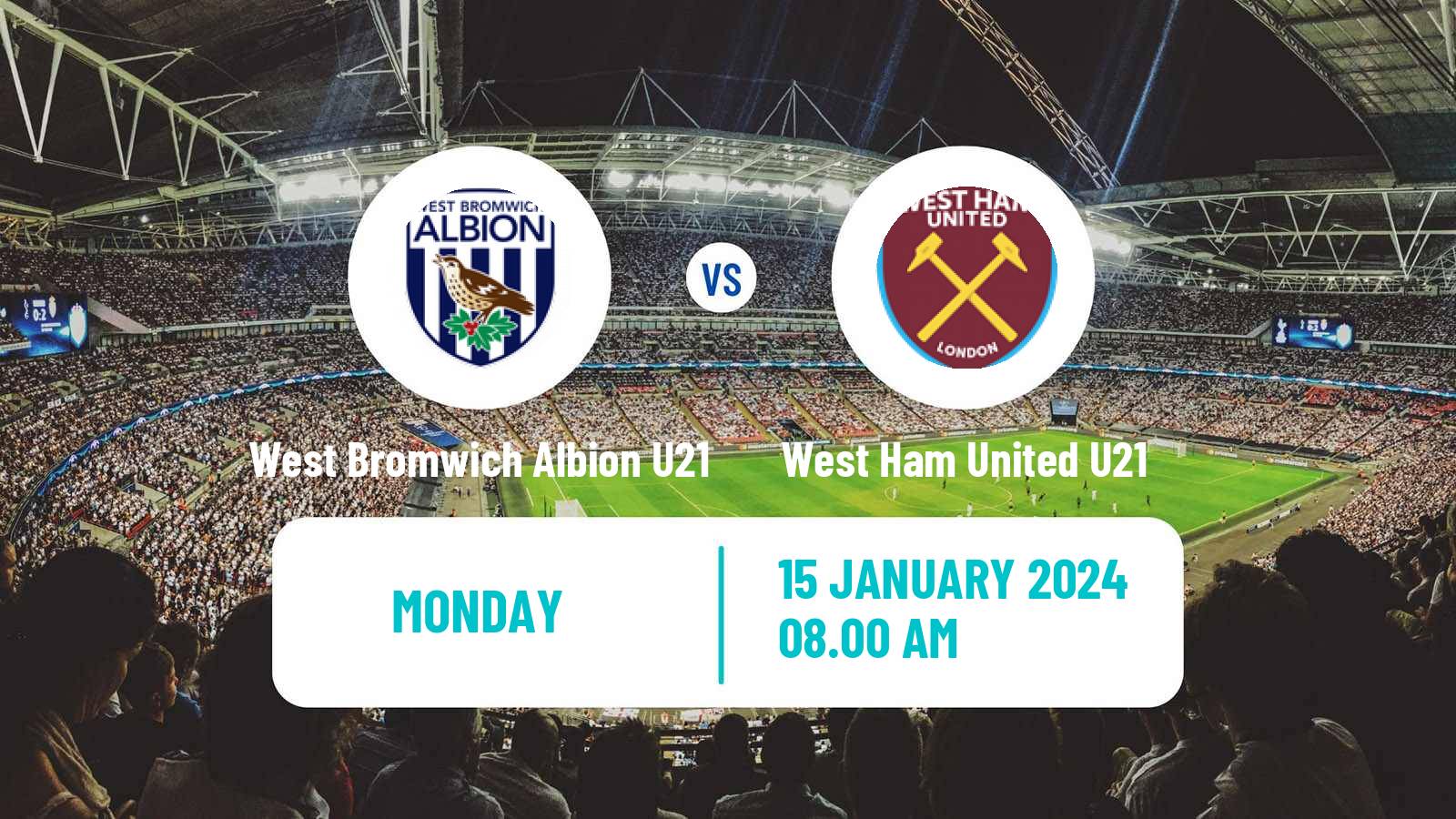 Soccer English Premier League 2 West Bromwich Albion U21 - West Ham United U21