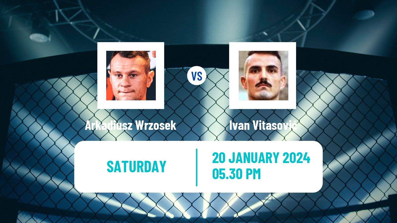 MMA Heavyweight Ksw Men Arkadiusz Wrzosek - Ivan Vitasović