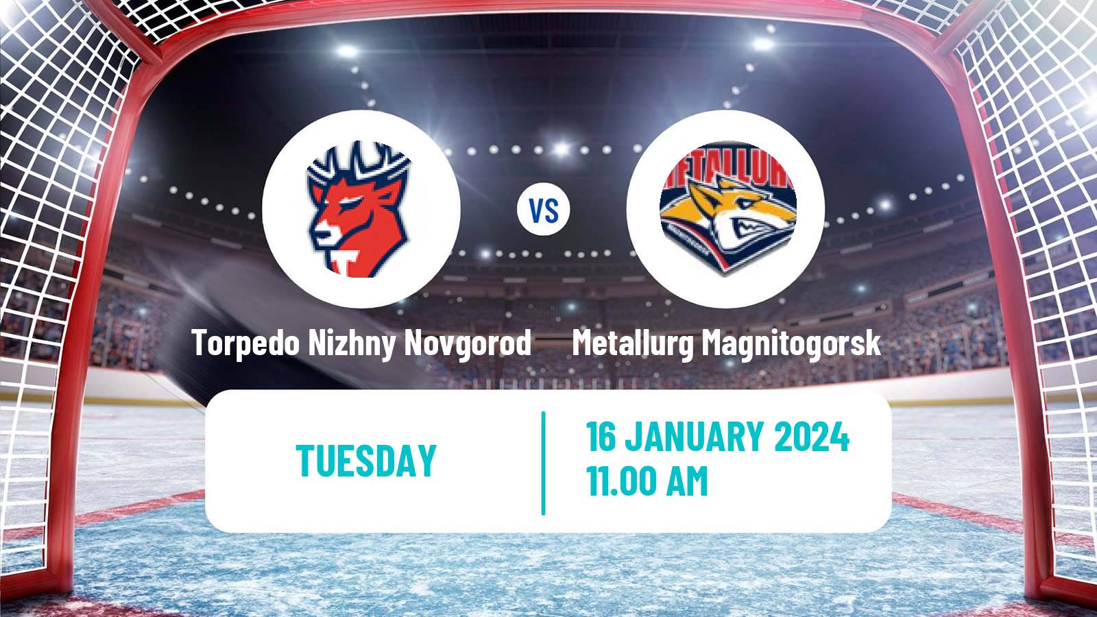 Hockey KHL Torpedo Nizhny Novgorod - Metallurg Magnitogorsk