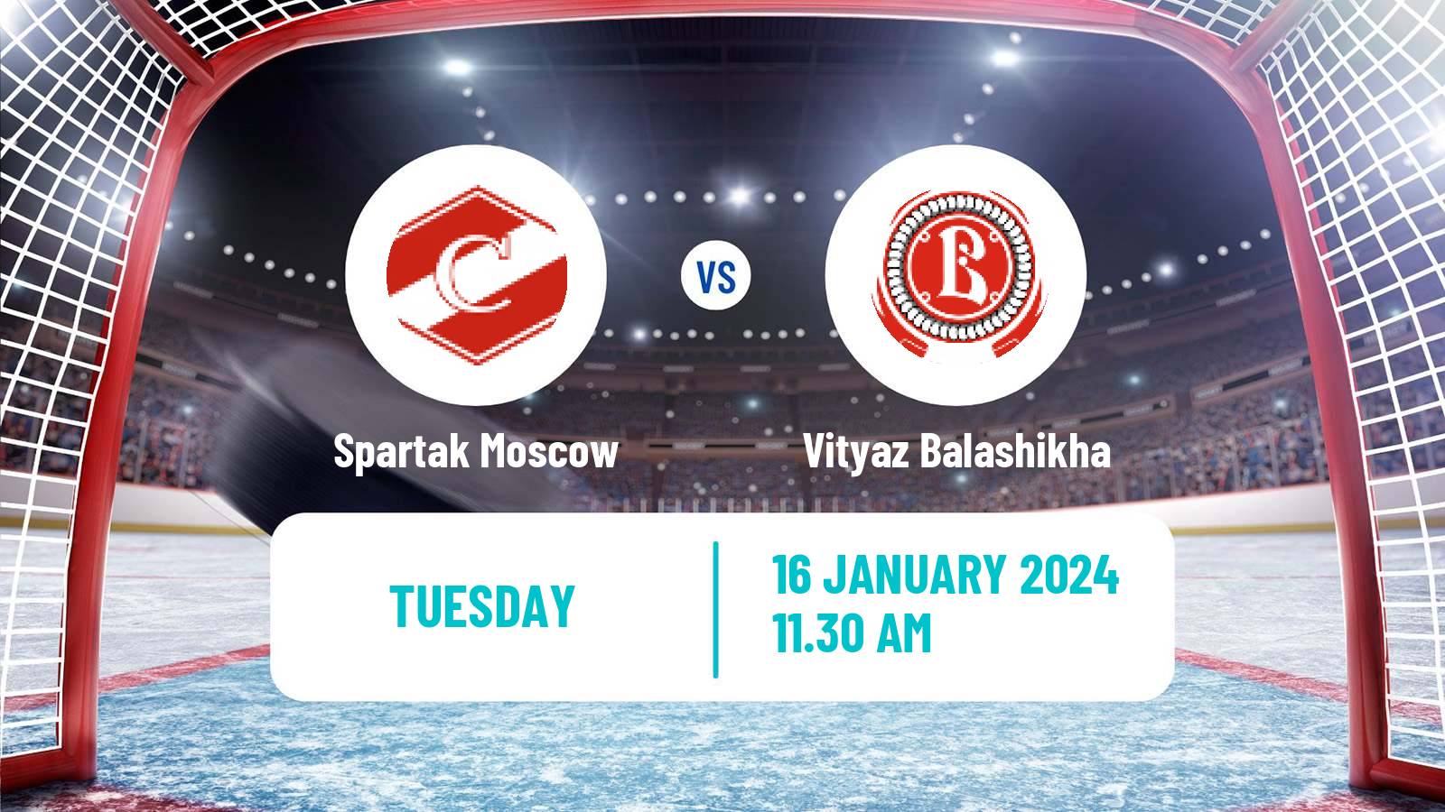 Hockey KHL Spartak Moscow - Vityaz Balashikha