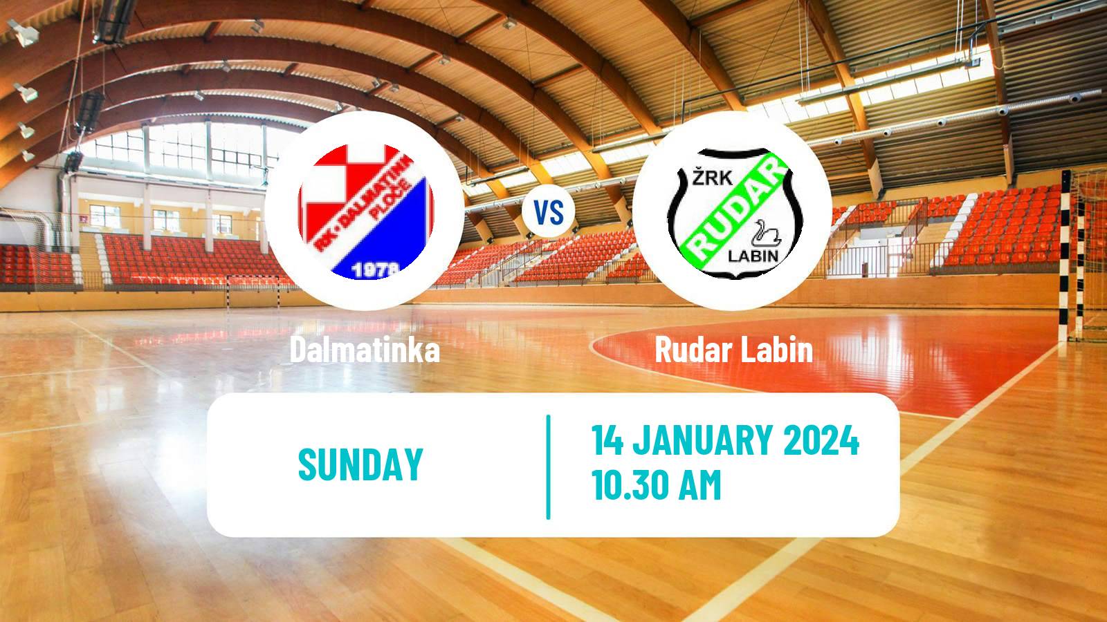 Handball Croatian 1 HRL Handball Women Dalmatinka - Rudar Labin