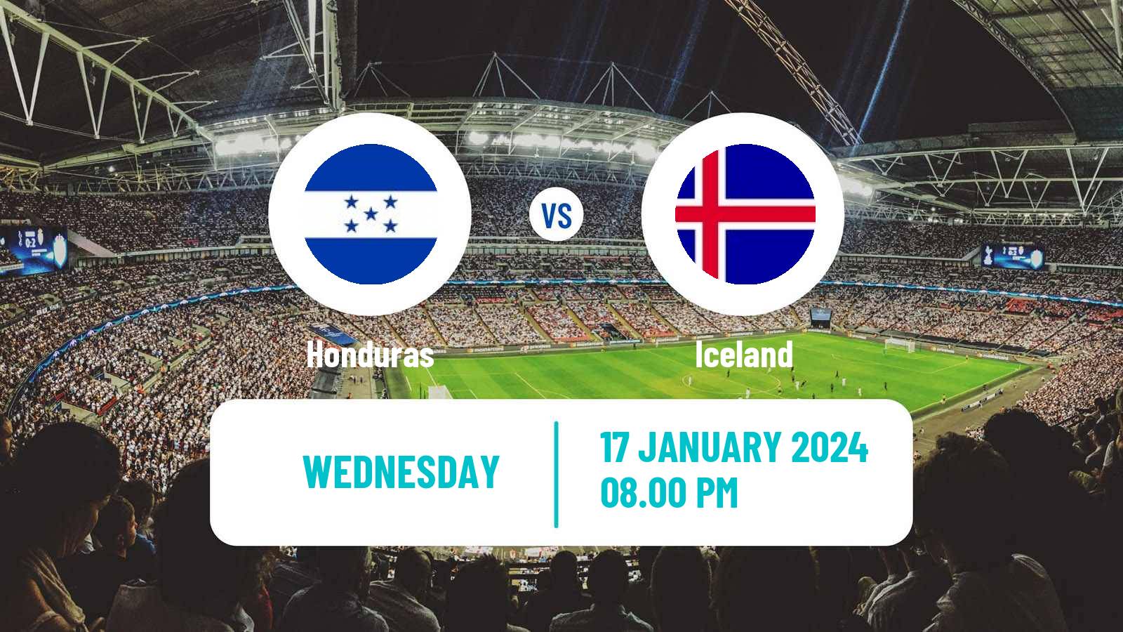 Soccer Friendly Honduras - Iceland