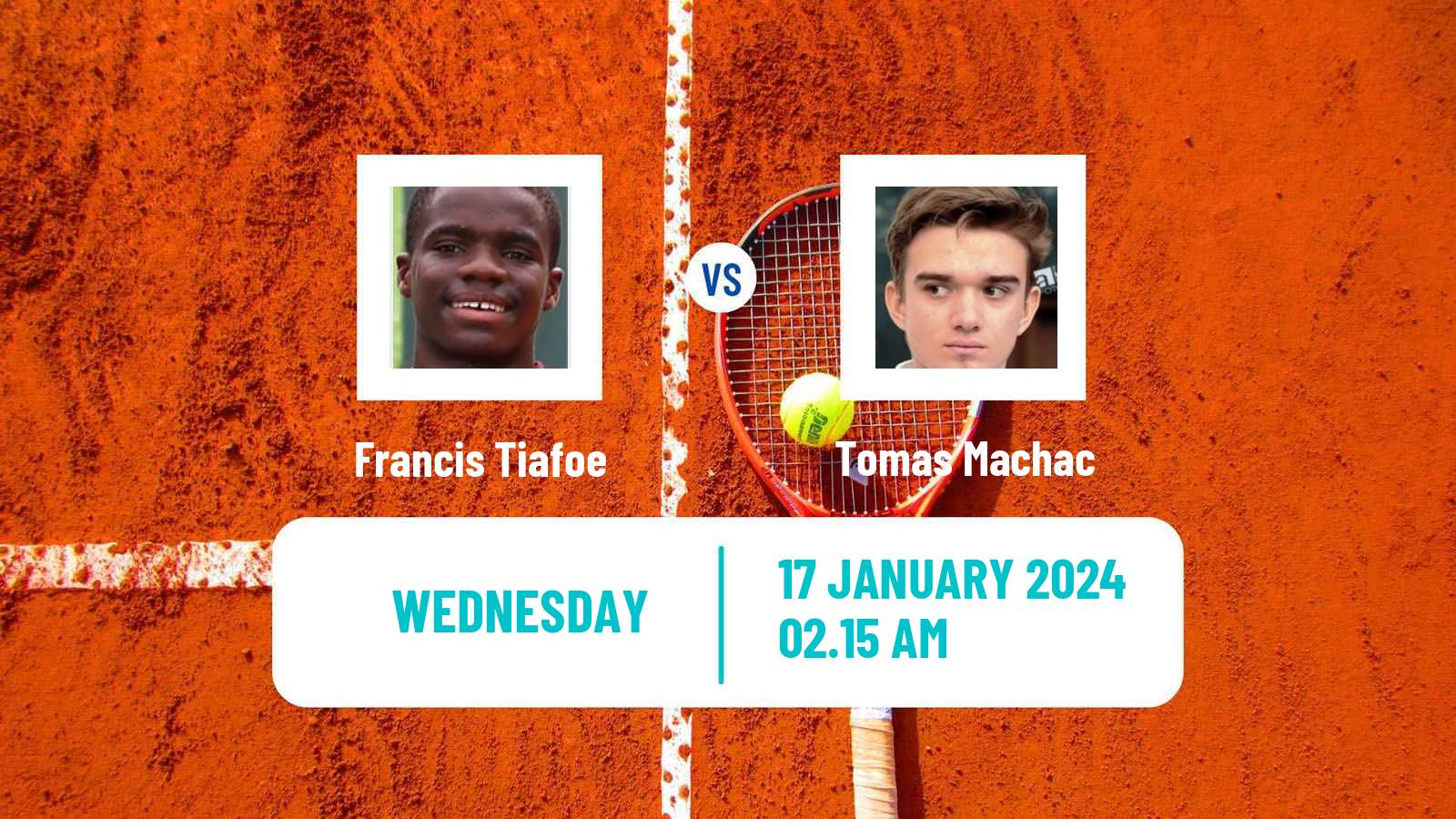 Tennis ATP Australian Open Francis Tiafoe - Tomas Machac