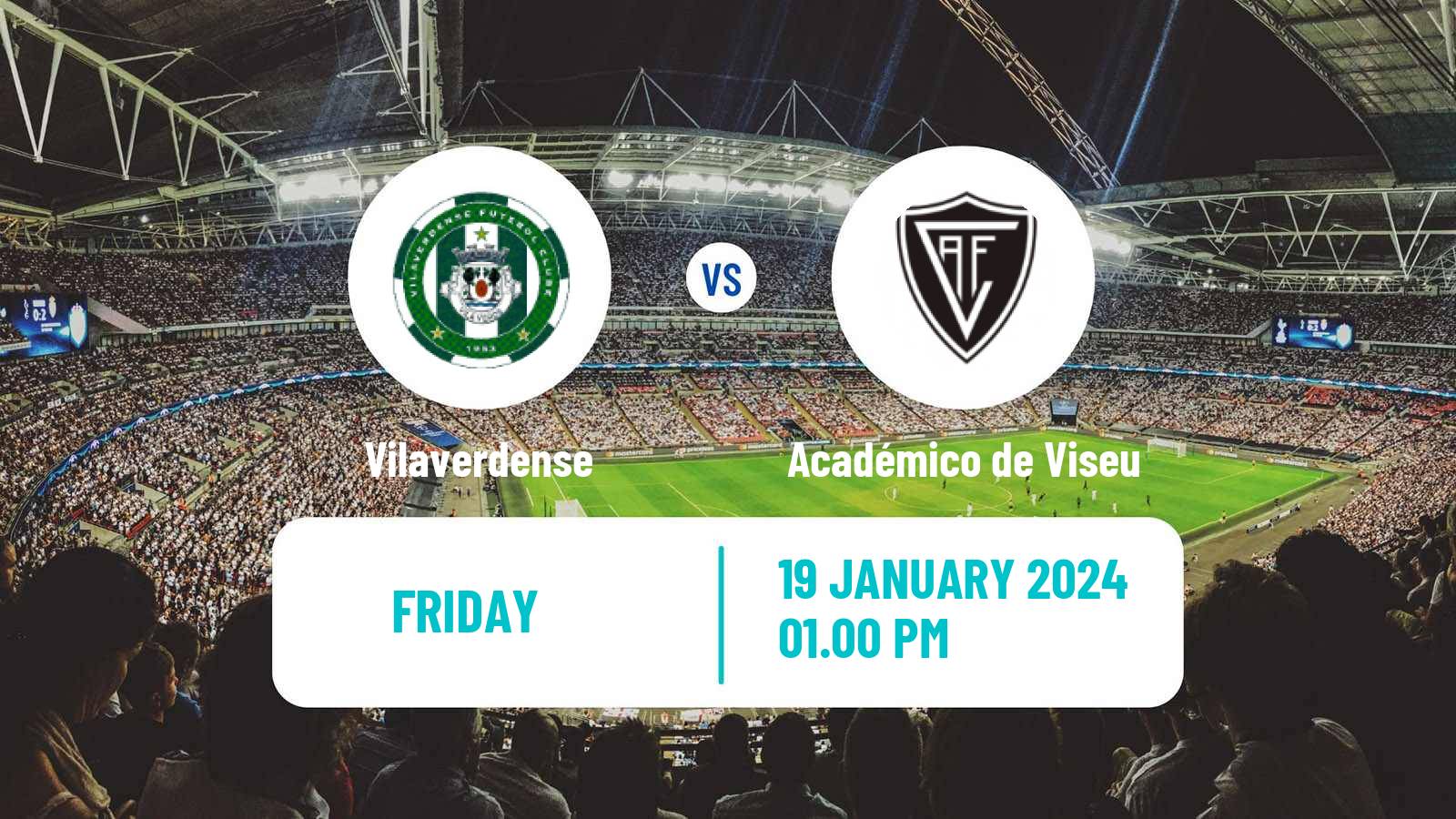 Soccer Portuguese Liga 2 Vilaverdense - Académico de Viseu