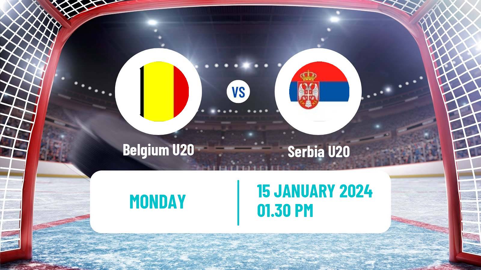 Hockey IIHF World U20 Championship IIB Belgium U20 - Serbia U20
