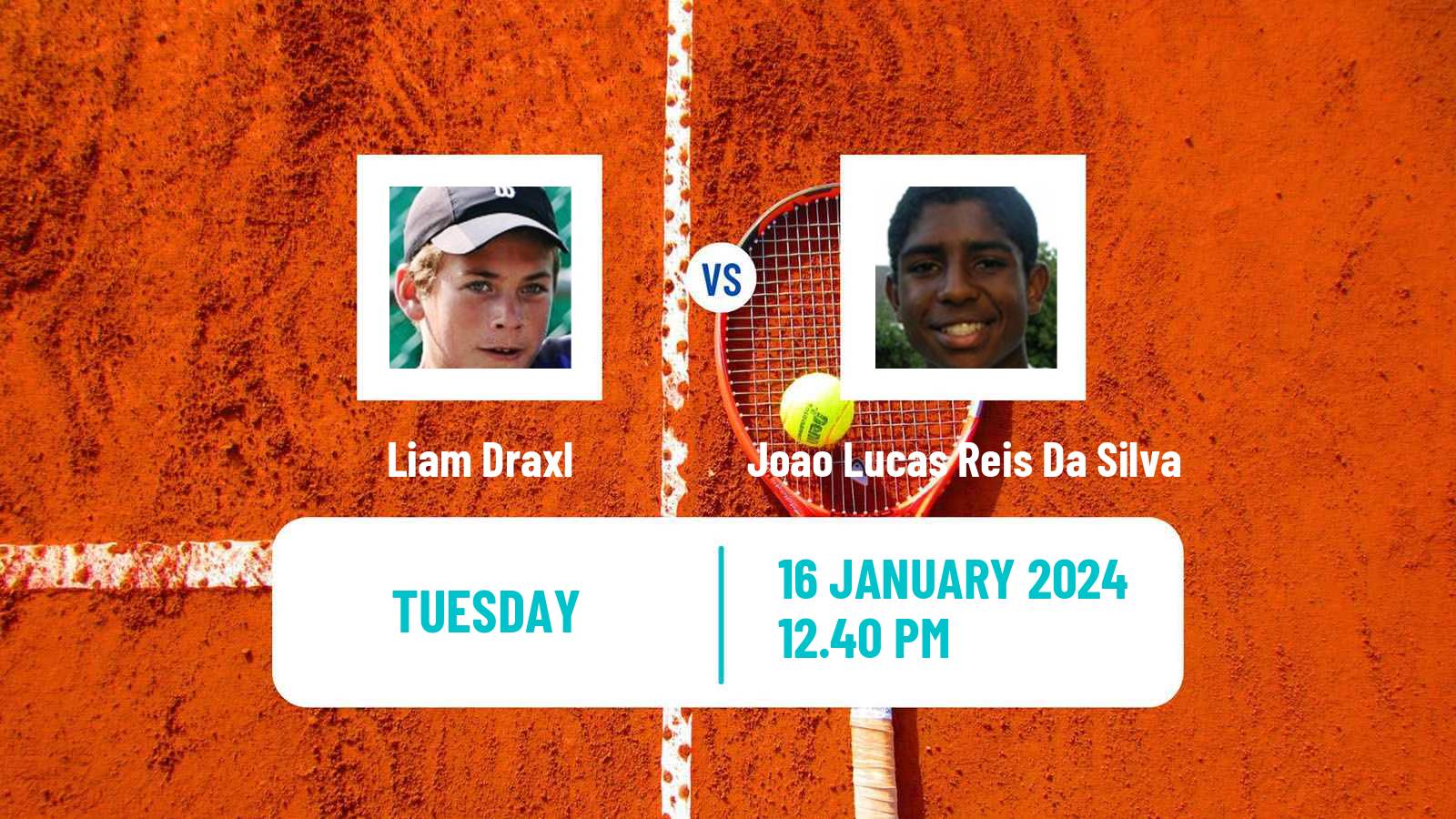 Tennis Buenos Aires 2 Challenger Men Liam Draxl - Joao Lucas Reis Da Silva
