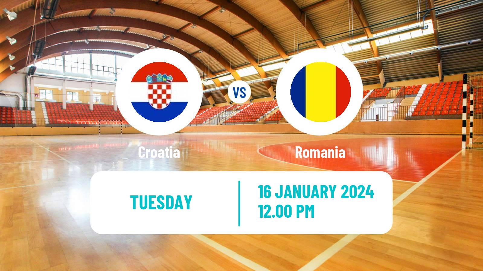 Handball Handball European Championship Croatia - Romania