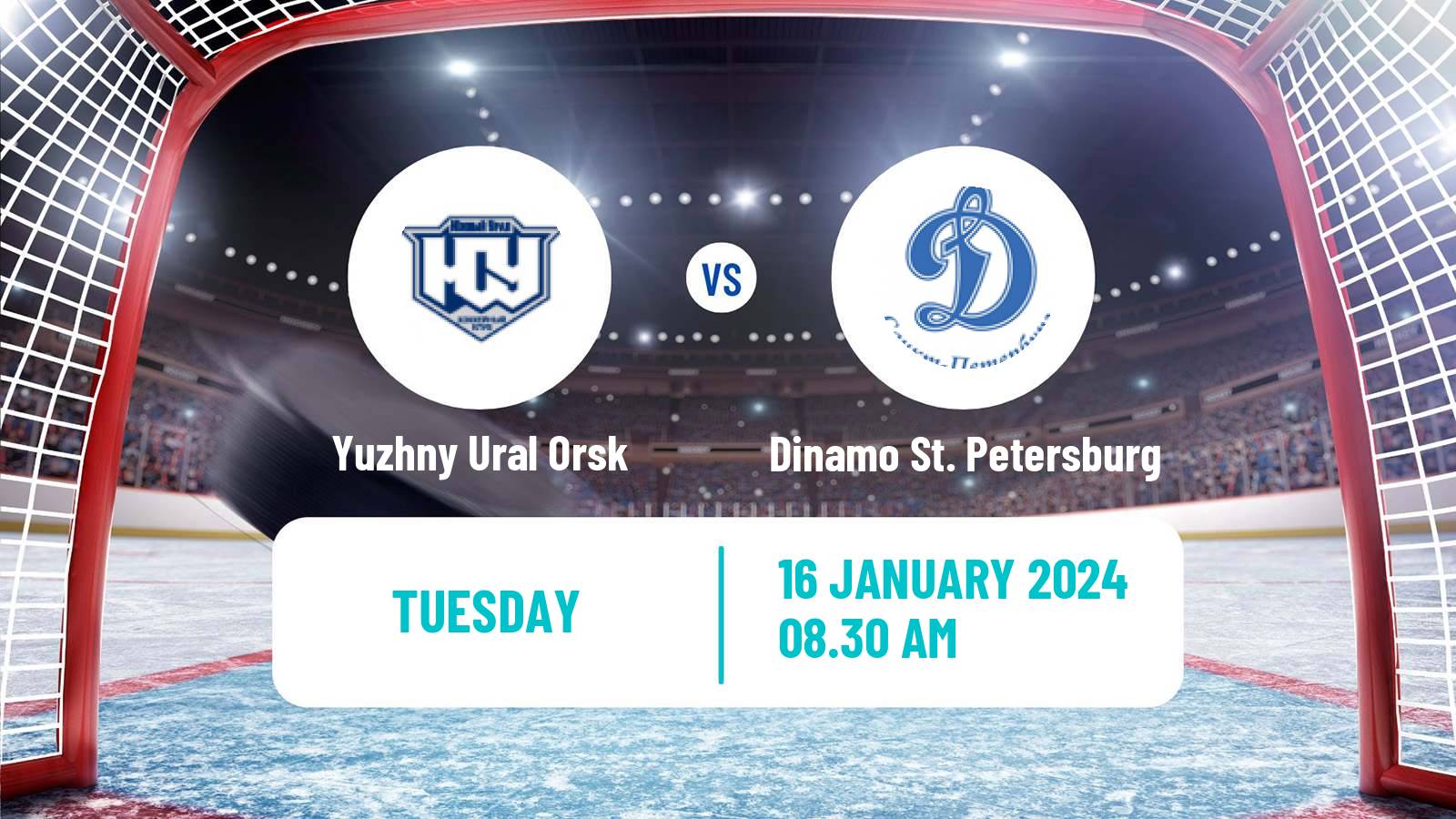 Hockey VHL Yuzhny Ural Orsk - Dinamo St. Petersburg
