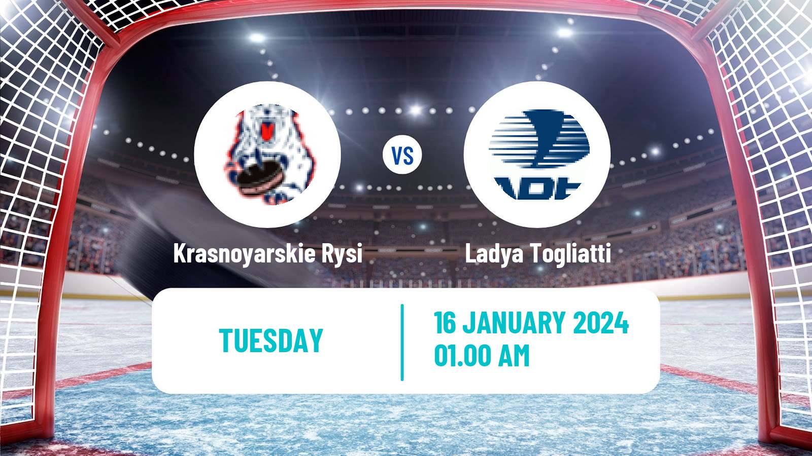 Hockey MHL Krasnoyarskie Rysi - Ladya Togliatti