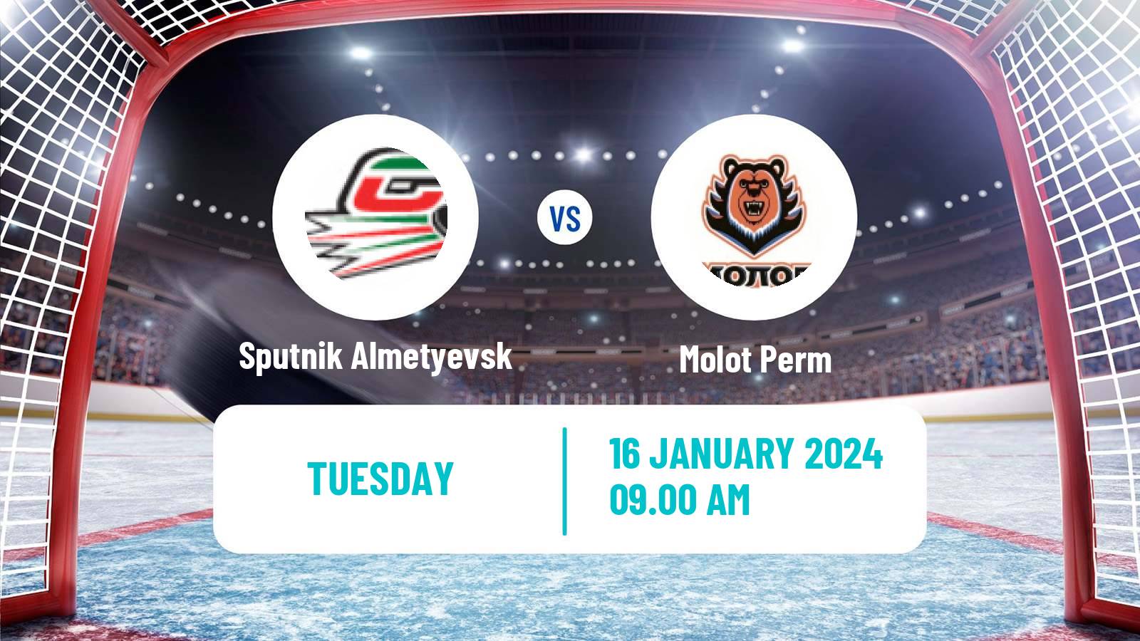 Hockey MHL Sputnik Almetyevsk - Molot Perm