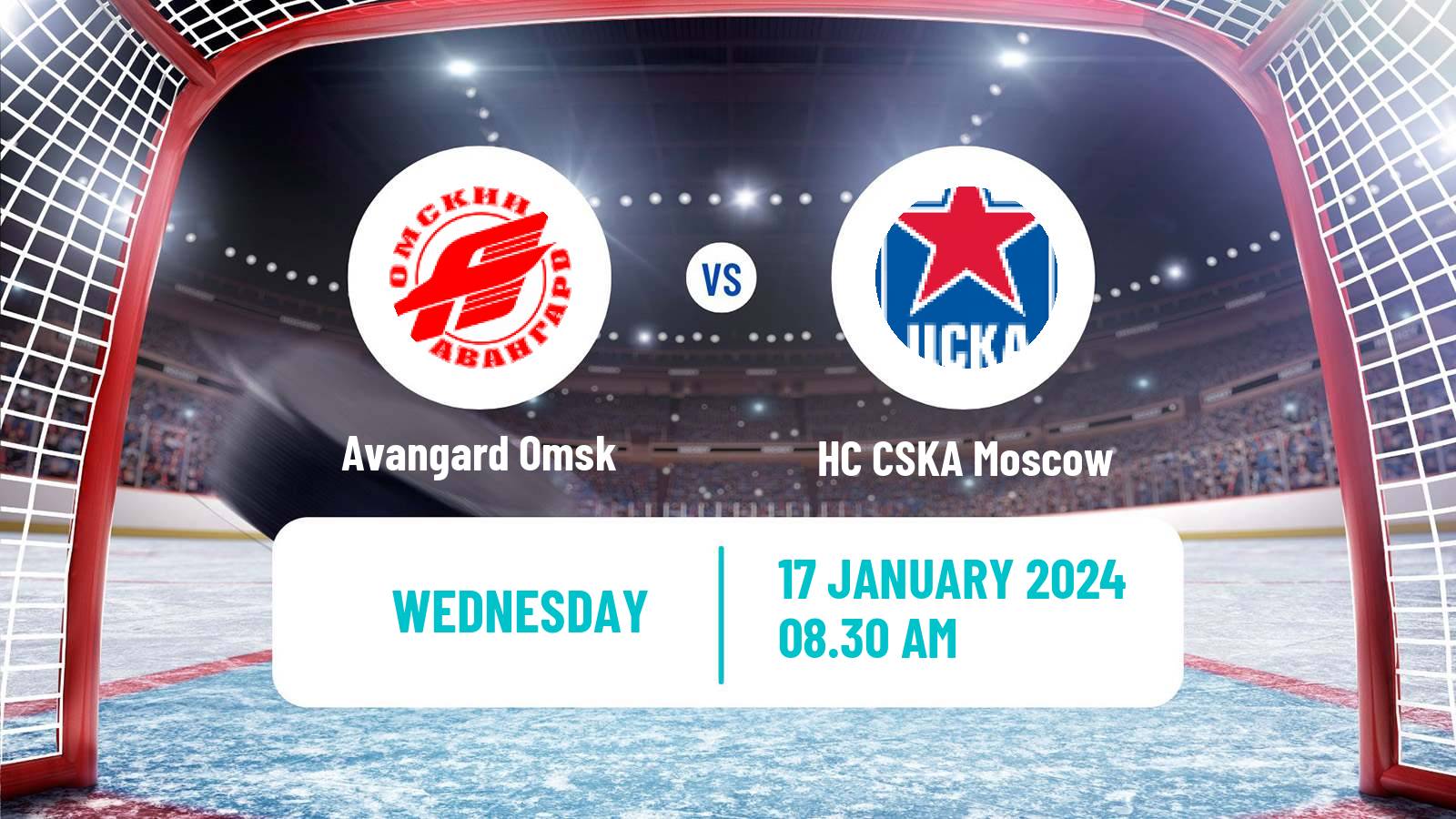 Hockey KHL Avangard Omsk - HC CSKA Moscow