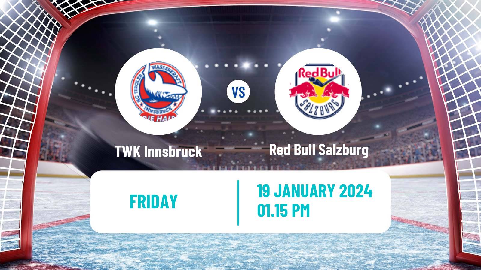 Hockey Austrian Ice Hockey League TWK Innsbruck - Red Bull Salzburg