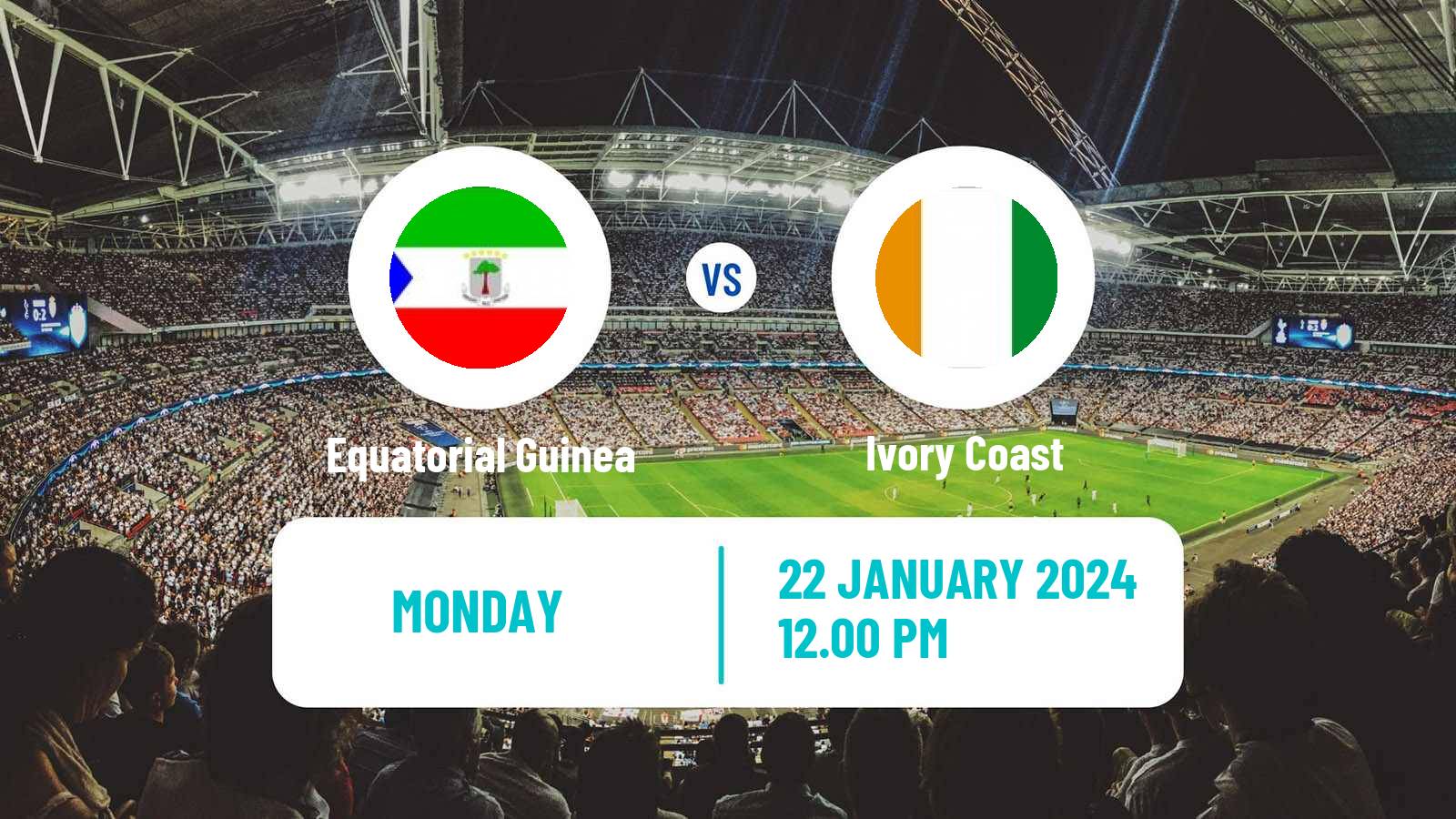 Soccer Africa Cup of Nations Equatorial Guinea - Ivory Coast
