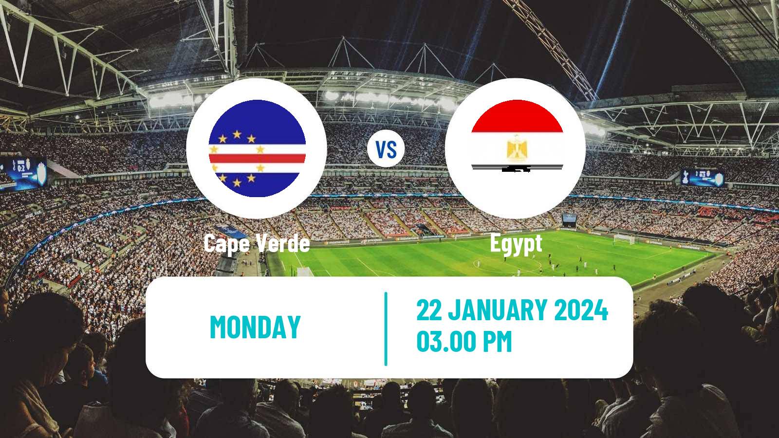Soccer Africa Cup of Nations Cape Verde - Egypt