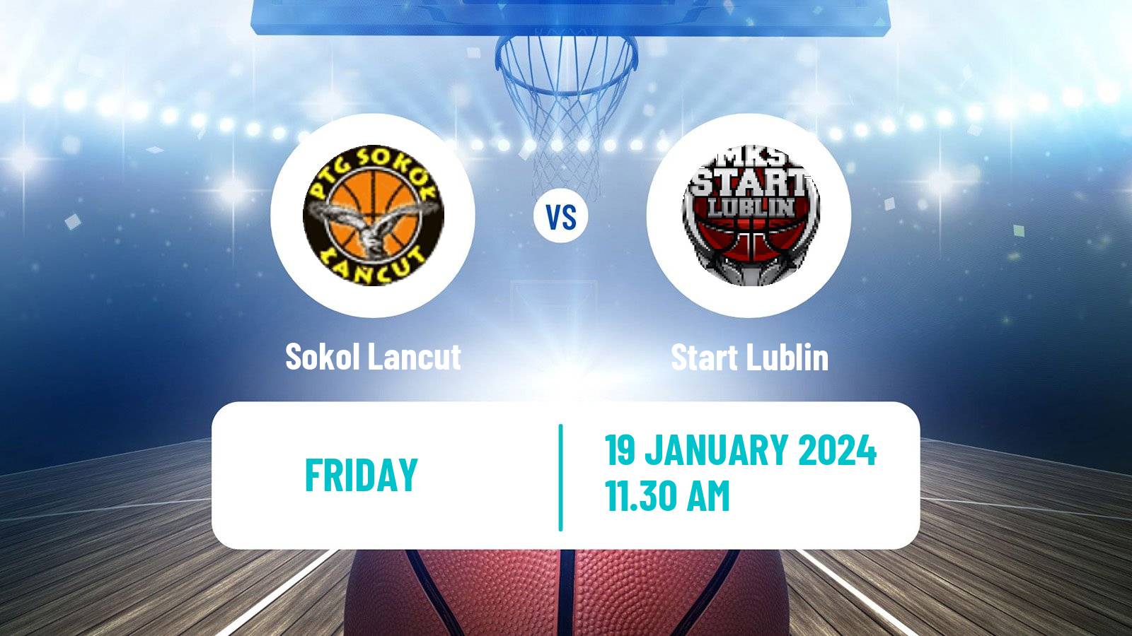 Basketball Polish Basket Liga Sokol Lancut - Start Lublin