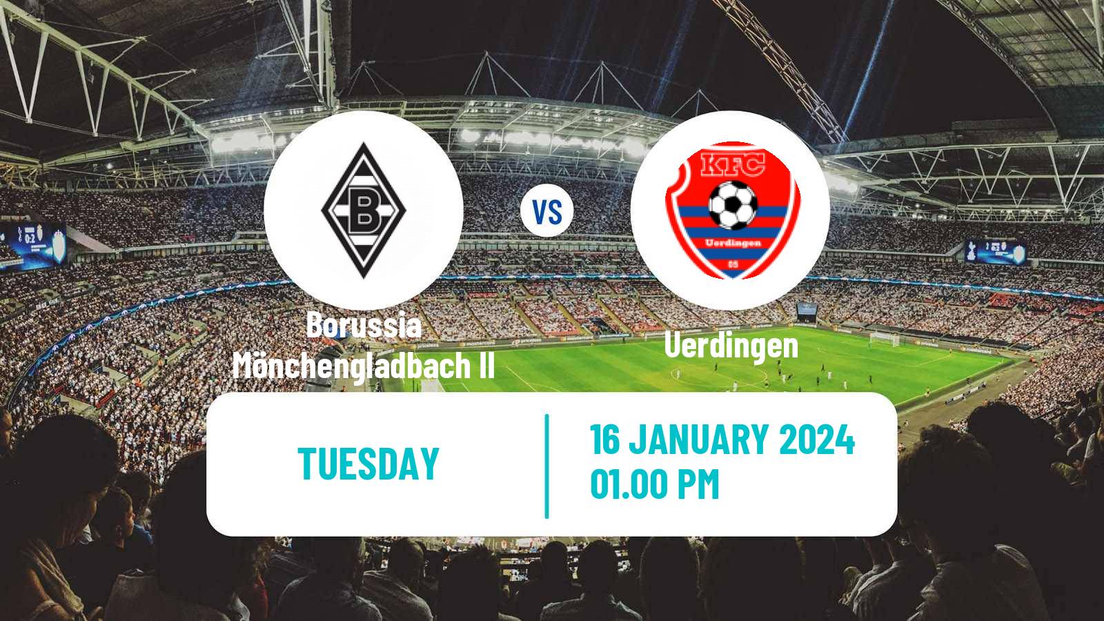 Soccer Club Friendly Borussia Mönchengladbach II - Uerdingen