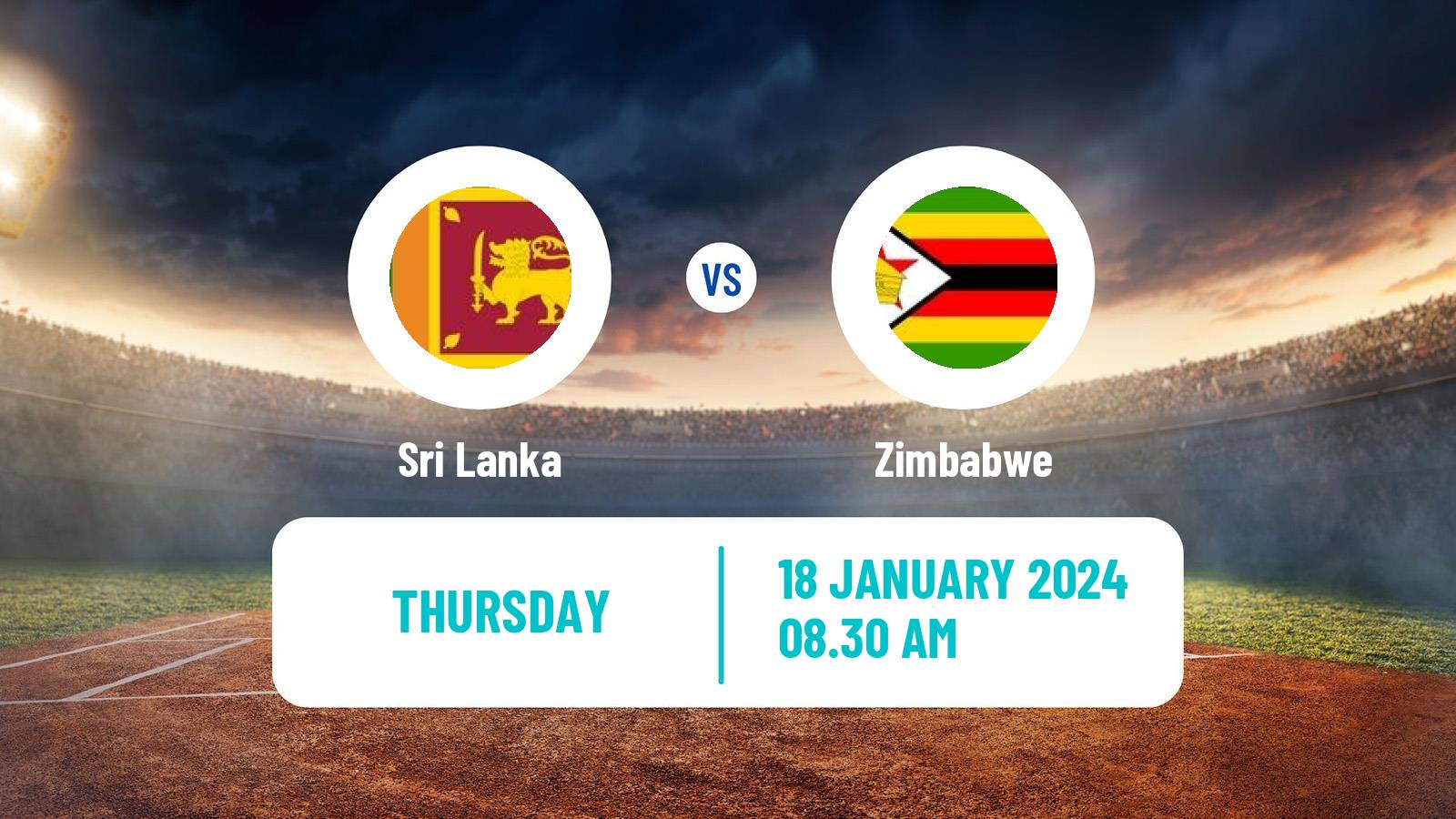 Cricket Twenty20 International Sri Lanka - Zimbabwe