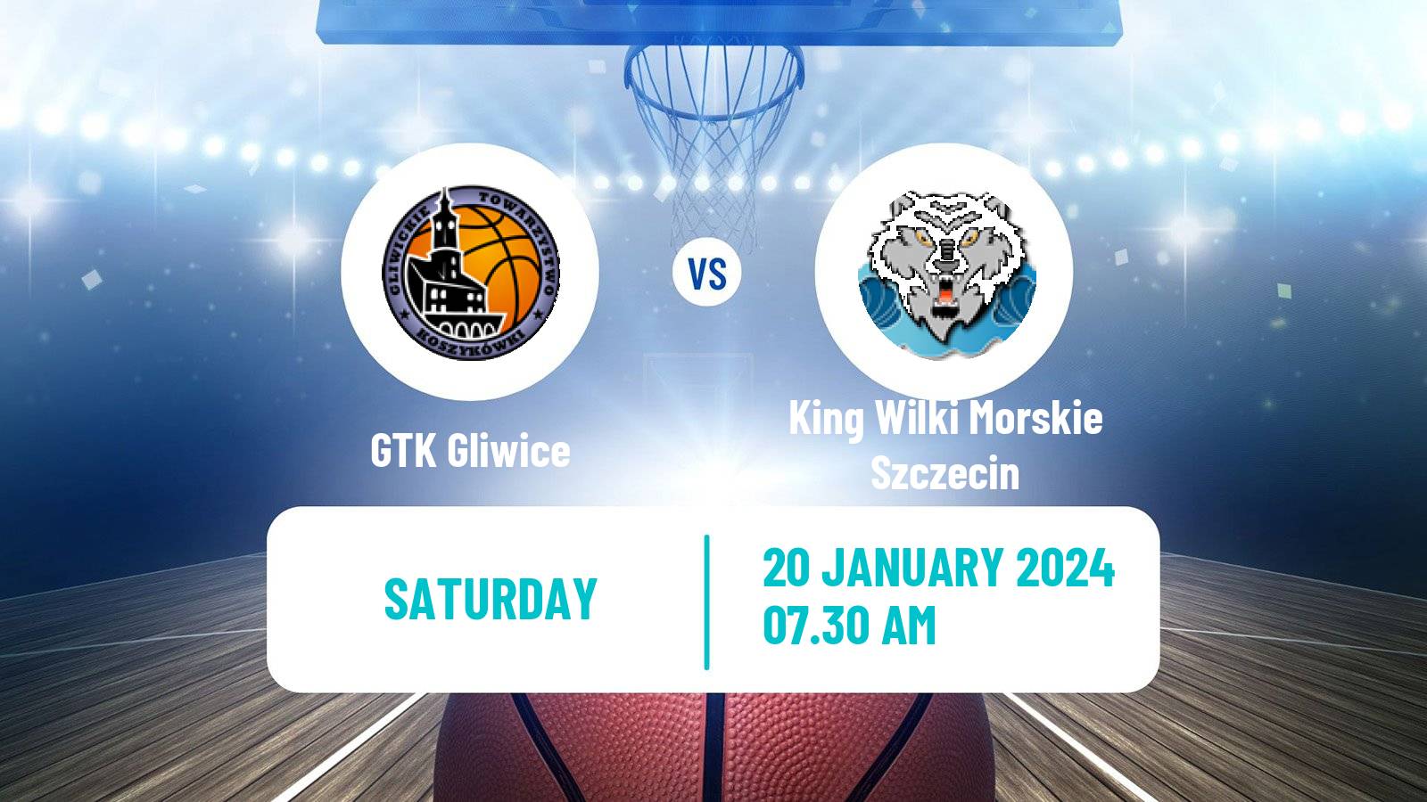 Basketball Polish Basket Liga GTK Gliwice - King Wilki Morskie Szczecin