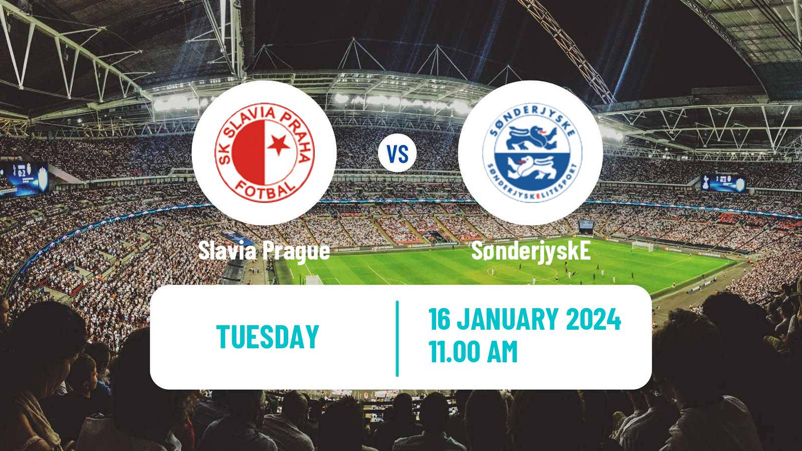 Soccer Club Friendly Slavia Prague - SønderjyskE