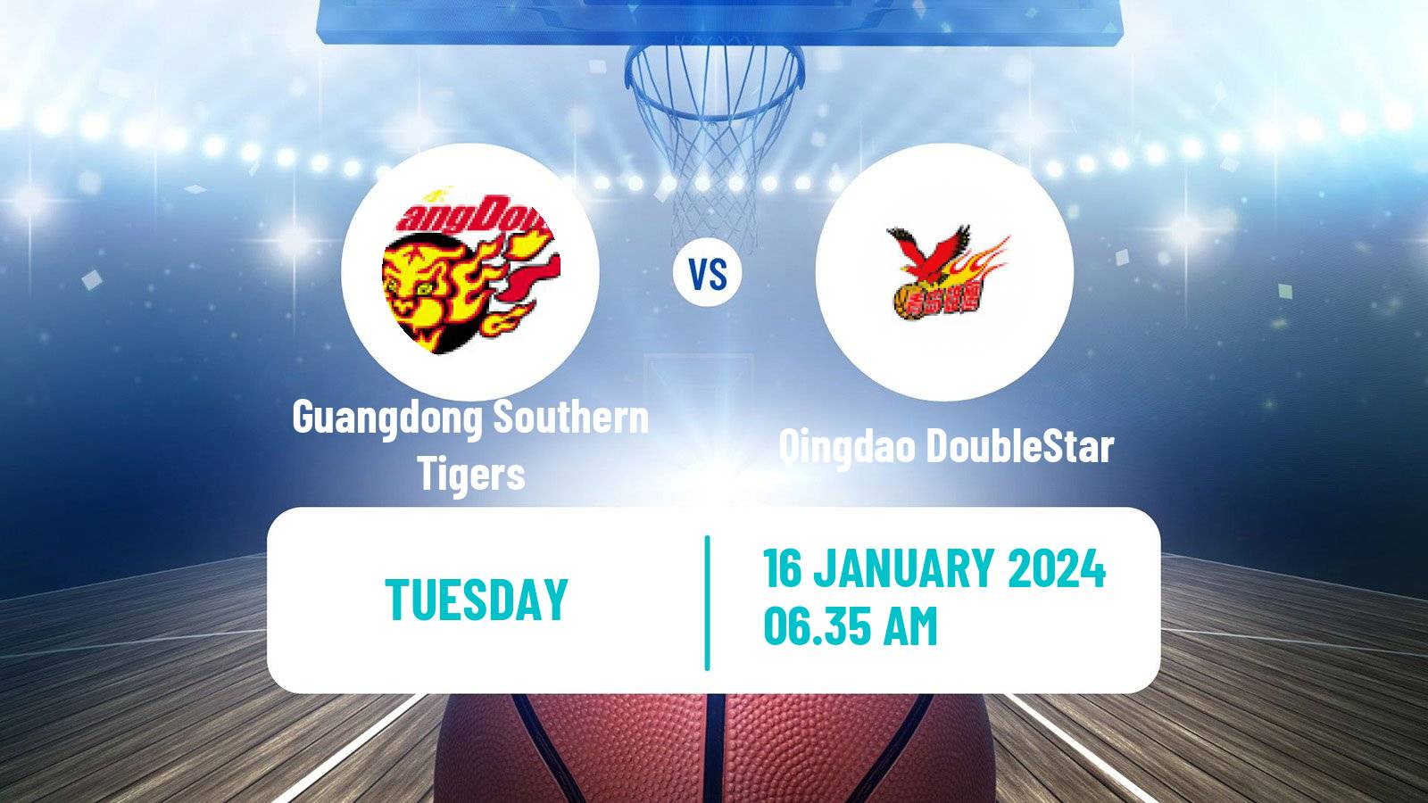 Basketball CBA Guangdong Southern Tigers - Qingdao DoubleStar