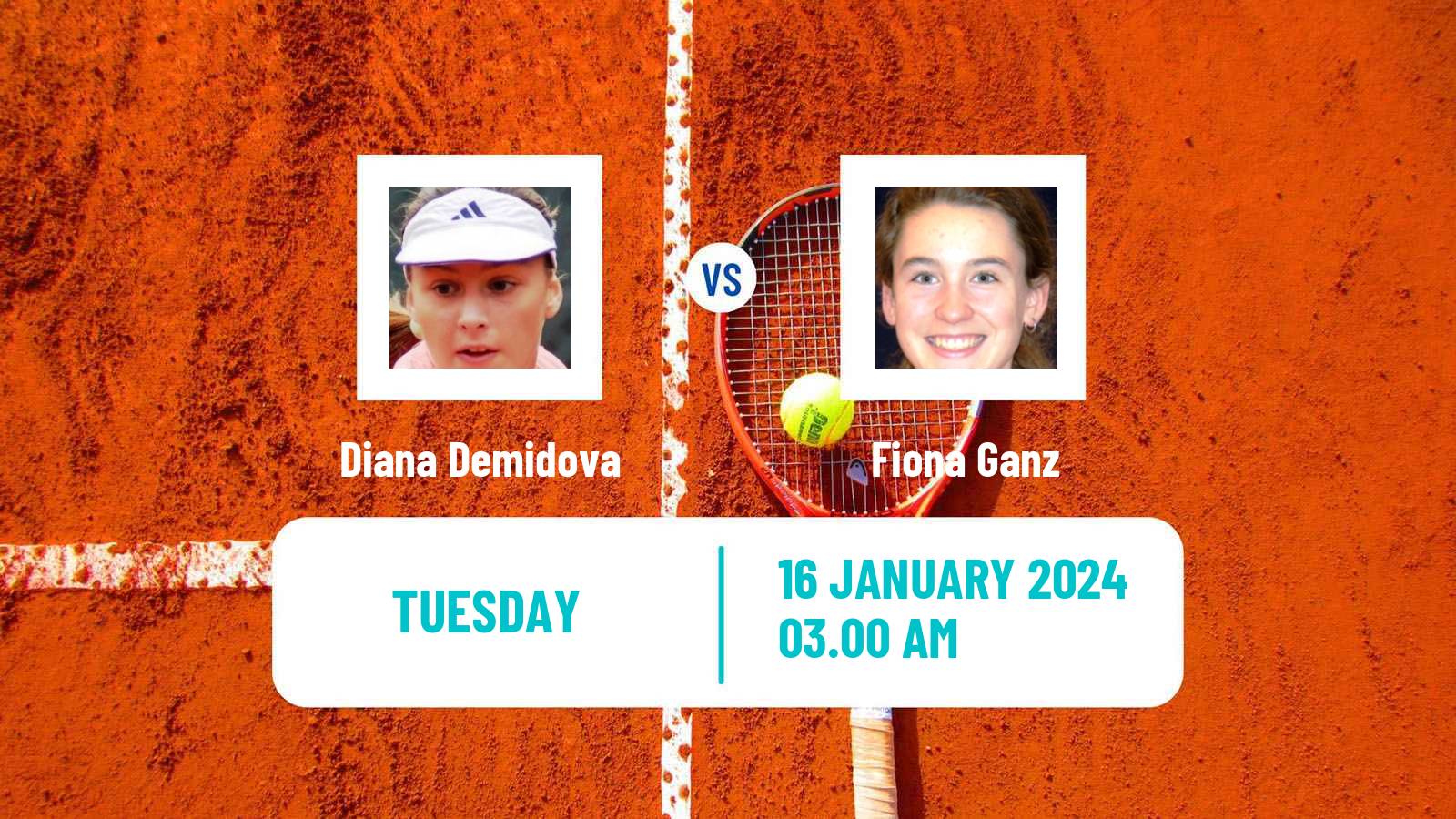 Tennis ITF W50 Antalya Women Diana Demidova - Fiona Ganz