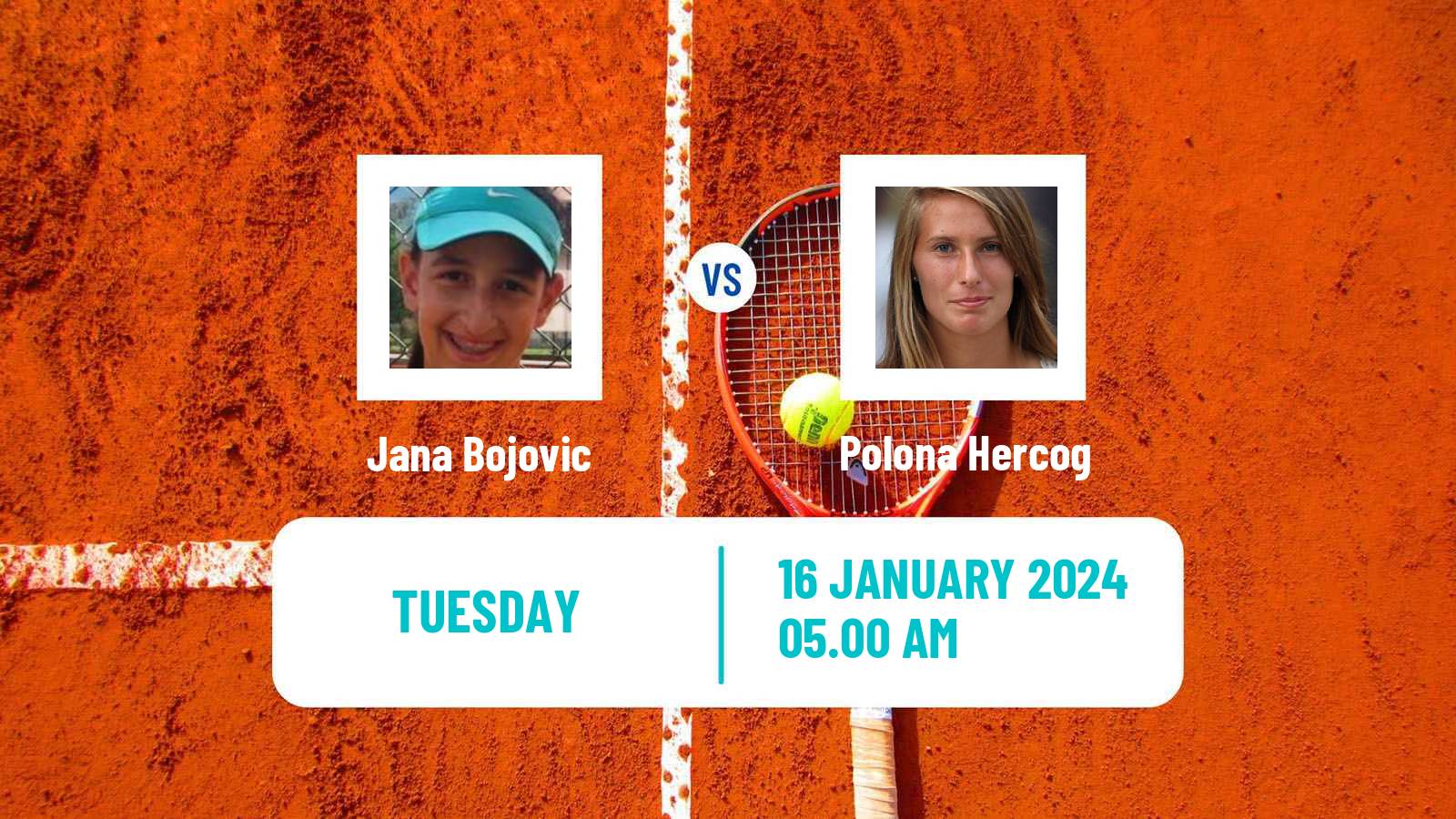 Tennis ITF W50 Antalya Women Jana Bojovic - Polona Hercog