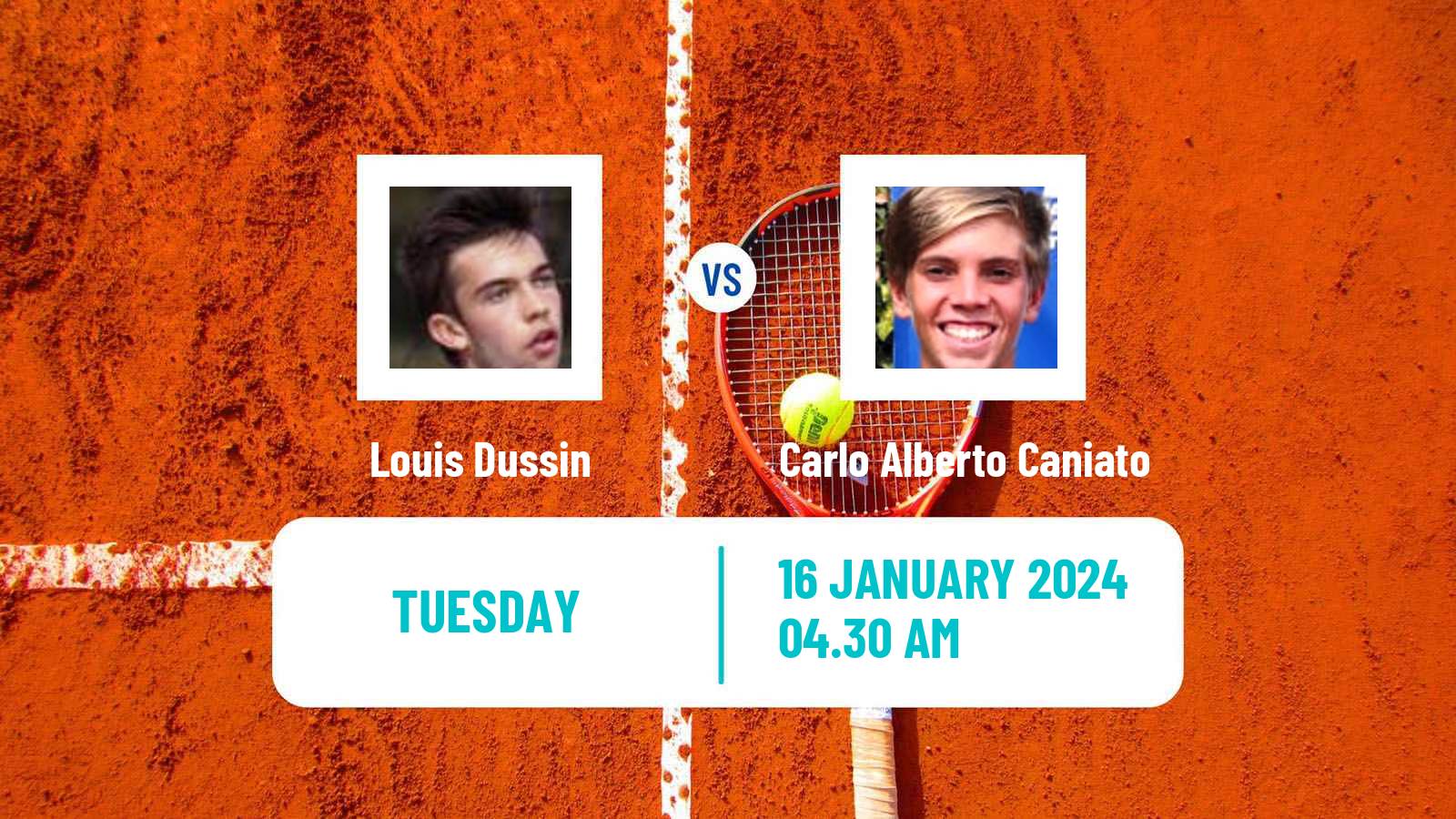 Tennis ITF M15 Bressuire Men 2024 Louis Dussin - Carlo Alberto Caniato