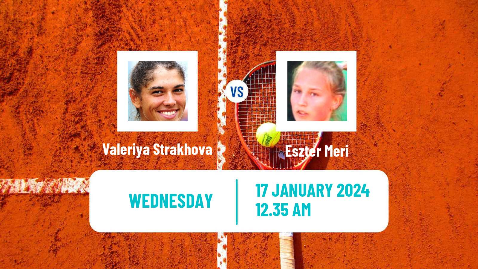 Tennis ITF W50 Antalya Women Valeriya Strakhova - Eszter Meri