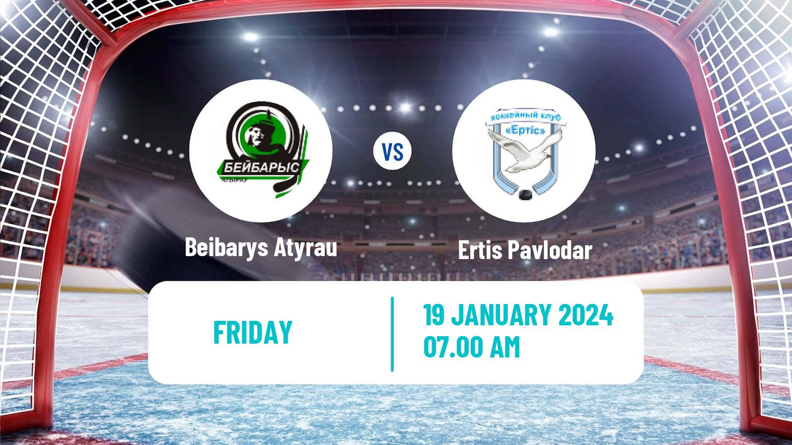 Hockey Kazakh Ice Hockey Championship Beibarys Atyrau - Ertis Pavlodar