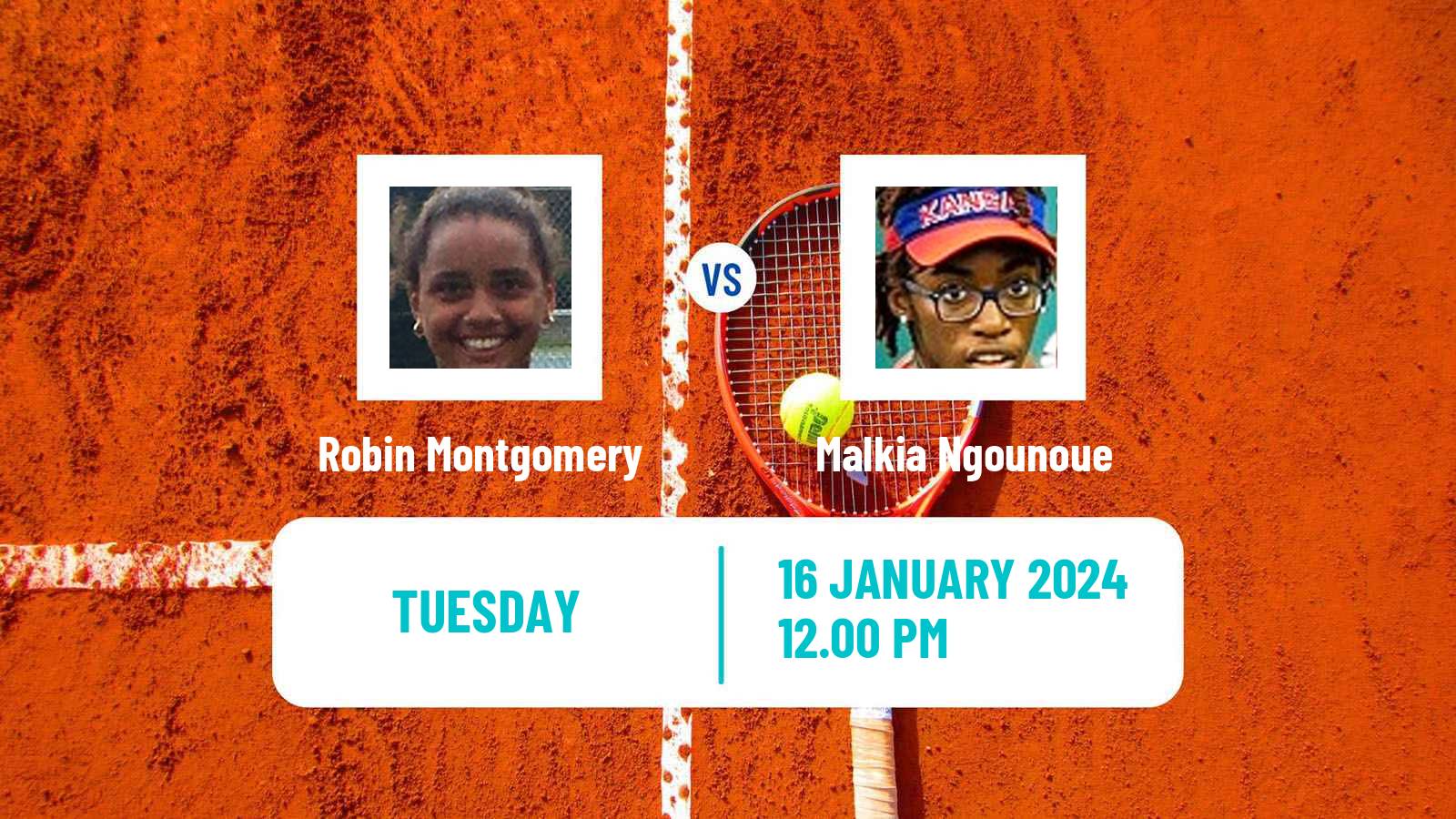 Tennis ITF W35 Naples Fl 2 Women 2024 Robin Montgomery - Malkia Ngounoue