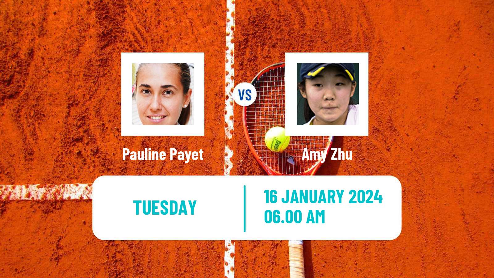 Tennis ITF W35 Petit Bourg Women Pauline Payet - Amy Zhu
