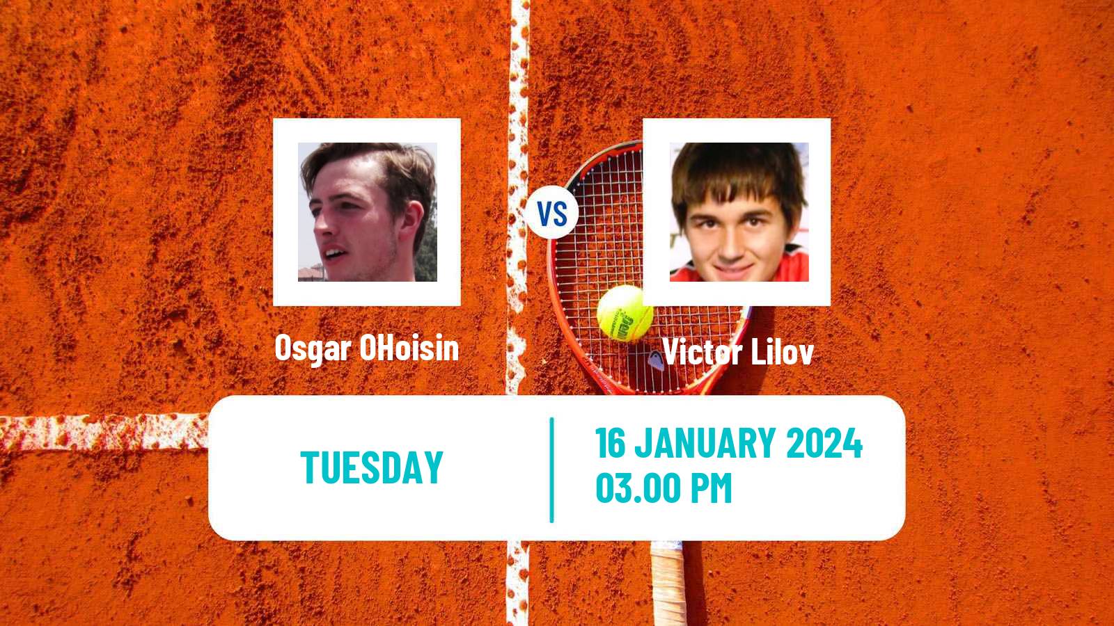 Tennis ITF M25 Ithaca Ny Men 2024 Osgar OHoisin - Victor Lilov