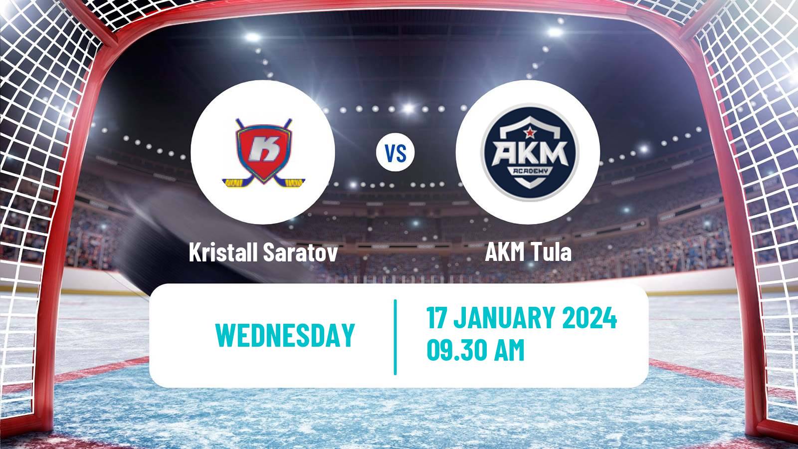Hockey VHL Kristall Saratov - AKM