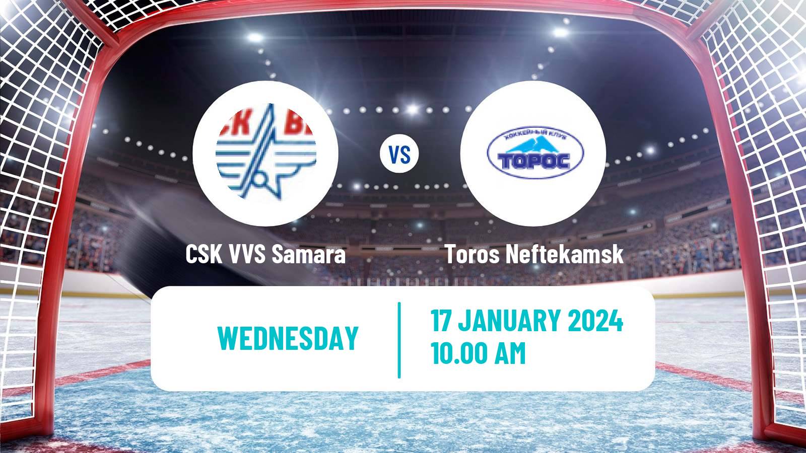 Hockey VHL CSK VVS Samara - Toros Neftekamsk