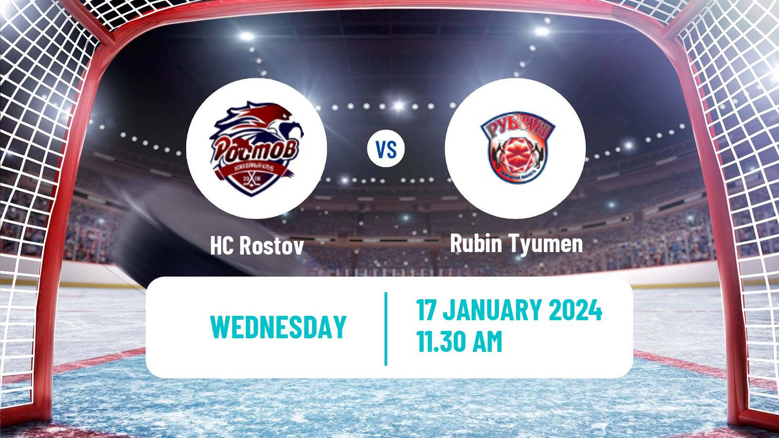 Hockey VHL Rostov - Rubin Tyumen