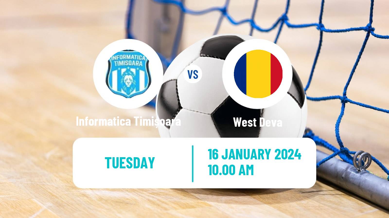 Futsal Romanian Liga I Futsal Informatica Timișoara - West Deva