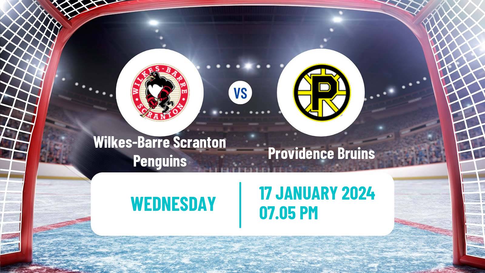 Hockey AHL Wilkes-Barre Scranton Penguins - Providence Bruins