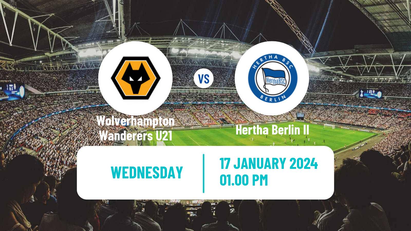 Soccer English Premier League International Cup Wolverhampton Wanderers U21 - Hertha Berlin II