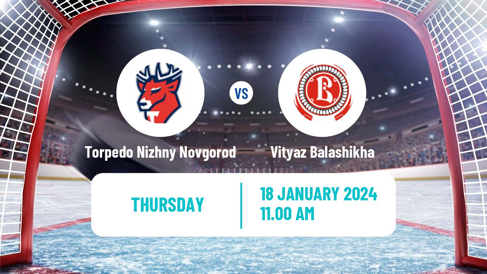 Hockey KHL Torpedo Nizhny Novgorod - Vityaz Balashikha